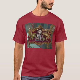 Dinosaurier-Freunde 1 gotisches Rokokogeistig T-Shirt