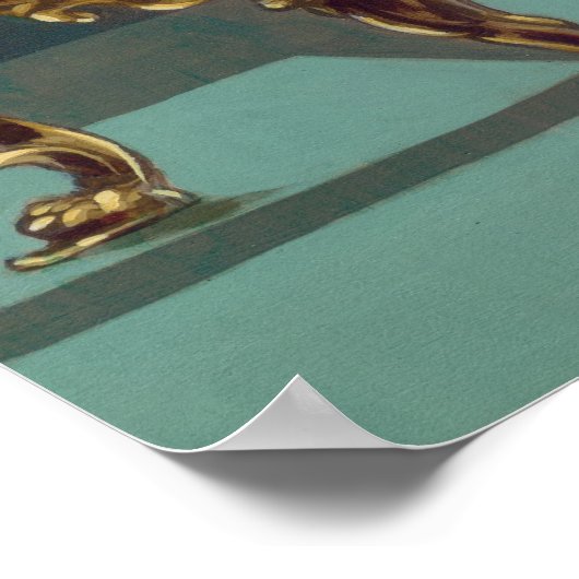 Dinosaurier Freunde ich schwach gotische Fantasie Poster (Ecke)