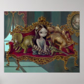 Dinosaurier Freunde ich schwach gotische Fantasie  Poster (Vorne)