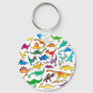 'Dinosaurier für Anfänger'-Schlüsselanhänger Schlüsselanhänger