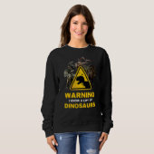 Dinosaurier für Kinder oder Erwachsene Sweatshirt (Vorne ganz)