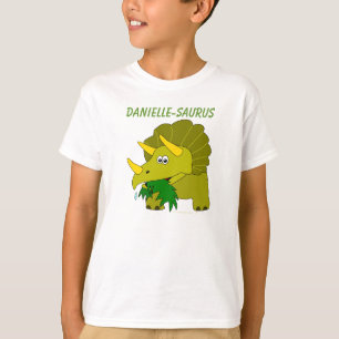 Dinosaurier für KinderName-SpaßTriceratops T-Shirt