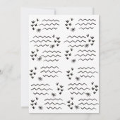 Dinosaurier Geburtstag ANY AGE Twins Party Aquarel Einladung (Rückseite)