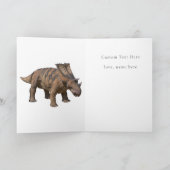 Dinosaurier Geburtstag eine rauschende gute Zeit Karte (Innenseite)