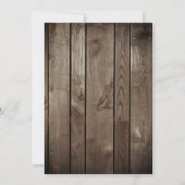 Dinosaurier Geburtstag Foto Einladung realistisch (Rückseite)