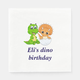 Dinosaurier Geburtstag Serviette
