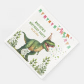 Dinosaurier-Geburtstag Serviette (Ecke)
