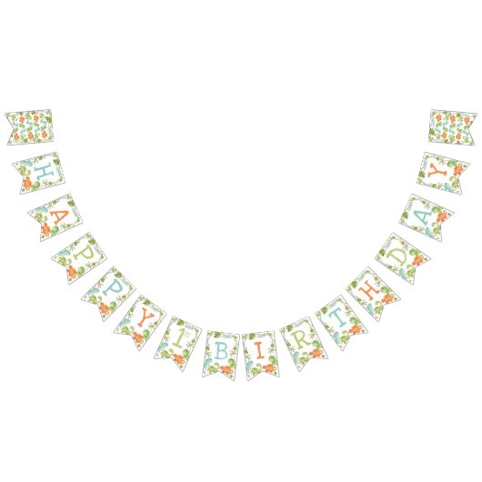 Dinosaurier Geburtstag Wimpelkette (Alle)