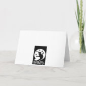 Dinosaurier-Geburtstags-Karte Karte (Rückseite)