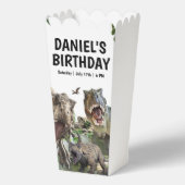 Dinosaurier Geburtstagsparty, Dino Party Geschenkschachtel (Vorderseite)