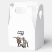 Dinosaurier Geburtstagsparty, T rex Geburtstag Geschenkschachtel (Geöffnet)
