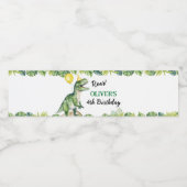 Dinosaurier Geburtswasser-Flaschenetikett Wasserflaschenetikett (Einzelnes Label)