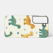 Dinosaurier-Gehäuse Samsung Galaxy Hülle (Rückseite (Horizontal))