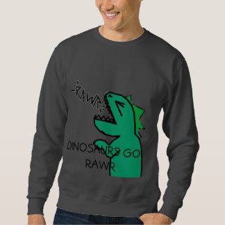 DINOSAURIER GEHEN das Sweatshirt RAWR Männer