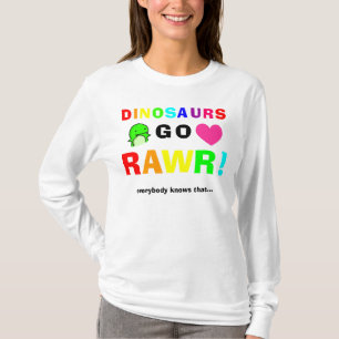 Dinosaurier gehen rawr! T-Shirt