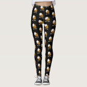 Dinosaurier-Geist Trick Rawr Leckerei-Halloweens T Leggings (Vorderseite)