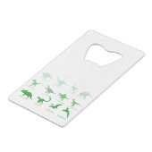 Dinosaurier Geldbeutel Flaschenöffner (Rückseite Schrägansicht)