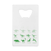 Dinosaurier Geldbeutel Flaschenöffner (Rückseite)