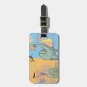 Dinosaurier-Gepäckanhänger für Kinder Gepäckanhänger (Vorderseite vertikal)