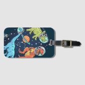 Dinosaurier-Gepäckmarke für Kinder Gepäckanhänger (Vorderseite (Horizontal))