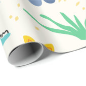 Dinosaurier-Geschenk Geschenkpapier (Rolleneckpunkt)