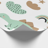 Dinosaurier Geschenkpapier (Ecke)