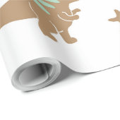 Dinosaurier Geschenkpapier (Rolleneckpunkt)