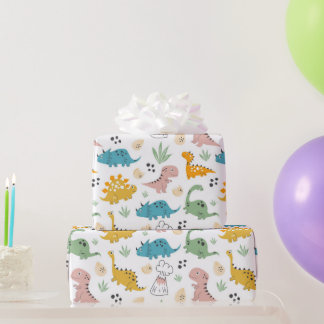 Dinosaurier Geschenkpapier