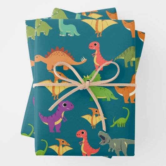 Dinosaurier Geschenkpapier (Beispiel)
