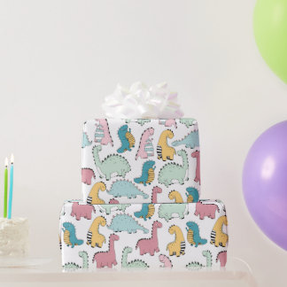 Dinosaurier geschenkpapier