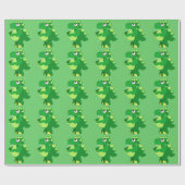 Dinosaurier Geschenkpapier (Flach)