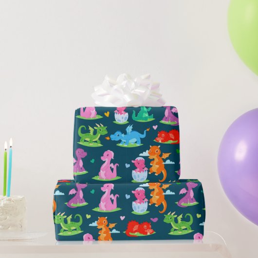 Dinosaurier Geschenkpapier (Partygeschenke)