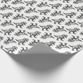 Dinosaurier Geschenkpapier (Ecke)
