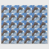 Dinosaurier!!! Geschenkpapier (Flach)