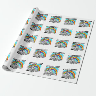Dinosaurier Geschenkpapier