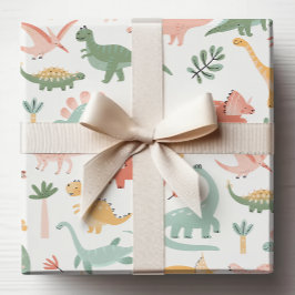 Dinosaurier Geschenkpapier