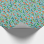 Dinosaurier Geschenkpapier (Ecke)