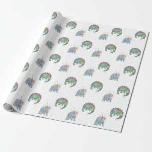 Dinosaurier Geschenkpapier
