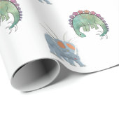 Dinosaurier Geschenkpapier (Rolleneckpunkt)
