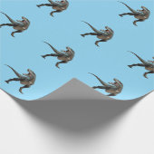 DINOSAURIER GESCHENKPAPIER (Ecke)