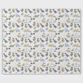 Dinosaurier Geschenkpapier (Flach)