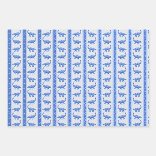 Dinosaurier Geschenkpapier Set (Vorderseite 3)