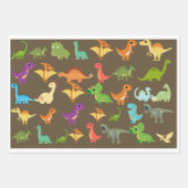 Dinosaurier Geschenkpapier Set (Vorderseite 2)