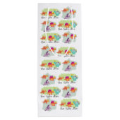 Dinosaurier Geschenktüte Für Weinflaschen (Rückseite)