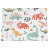 Dinosaurier-Geschenktüte Große Geschenktüte (Vorderseite)
