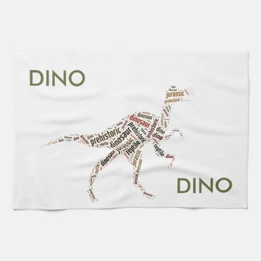 Dinosaurier Geschirrtuch (Horizontal)