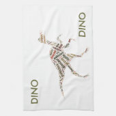 Dinosaurier Geschirrtuch (Vertikal)
