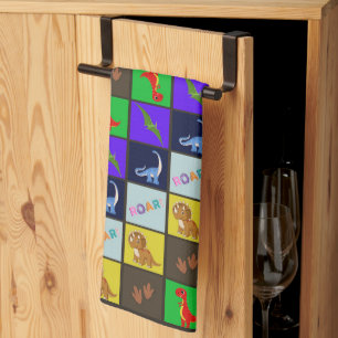 Dinosaurier Geschirrtuch