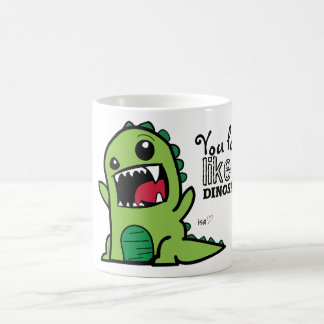 Dinosaurier-Gesicht Kaffeetasse