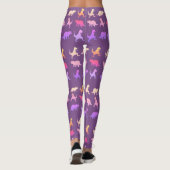 Dinosaurier-Gewohnheits-Leggings Leggings (Rückseite)